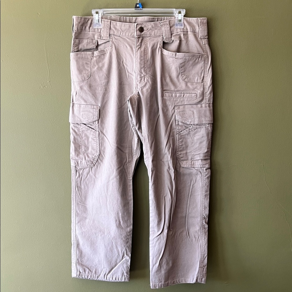 Noble Outfitters Men's Taupe Cargo Pants with Utility Pockets